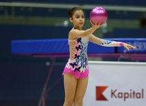 Bədii gimnastika üzrə 22-ci Azərbaycan Birinciliyi və Bölgələrarası Kubok yarışları. Bakı, Azərbaycan, 17 dekabr 2015